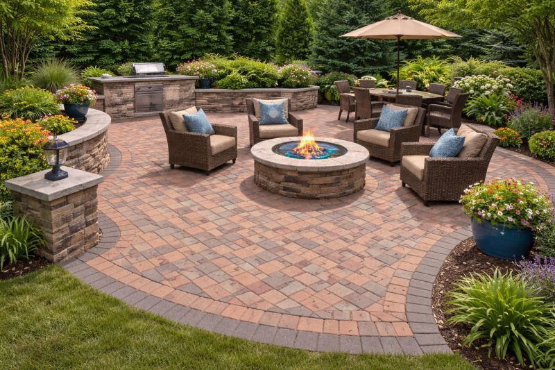 Patio Brick Installation in Warwick, RI
